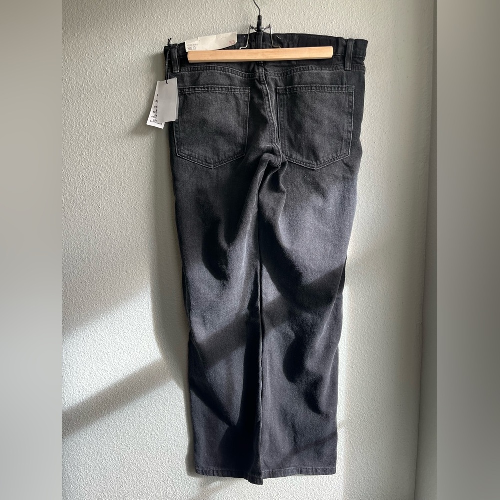 BDG Men's Dark Gray Straight Jeans